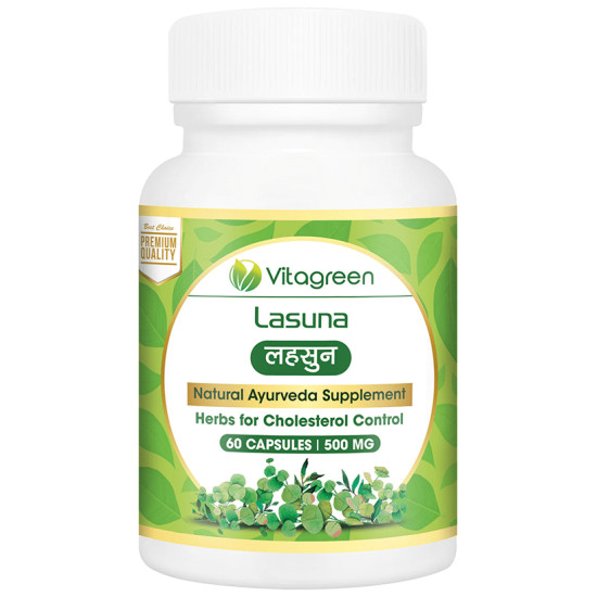 Vitagreen Lasuna 500mg Capsule image