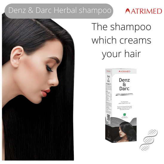 Atrimed Denz & Darc Herbal Therapeutic Shampoo image