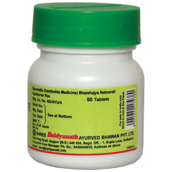 Baidyanath (Nagpur) Agnikumar Ras Tablet image