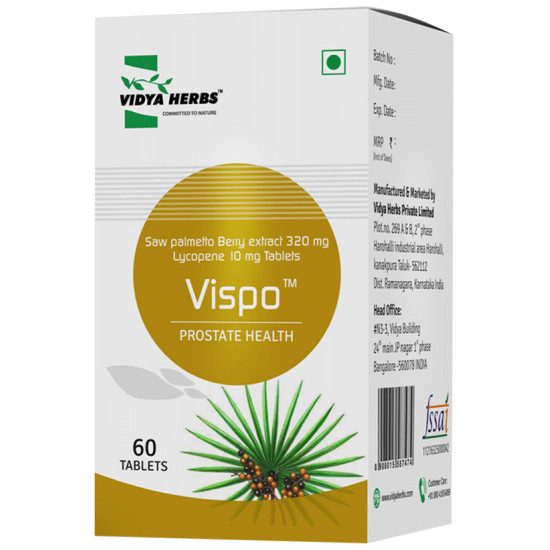 Vidya Herbs Vispo Tablet for Prostate Health image