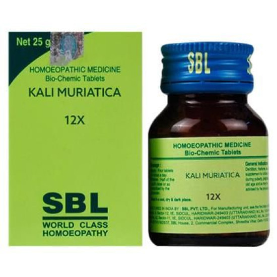 SBL Kali Muriaticum Biochemic Tablet 12X image