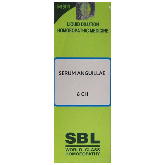 SBL Serum Anguillae (Eel Serum) Dilution 6 CH image