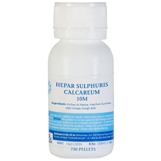 Rxhomeo Hepar Sulphuris Calcareum Pellets 10M image