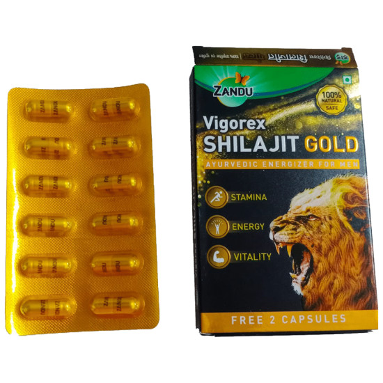 Zandu Vigorex Shilajit Gold Capsule image