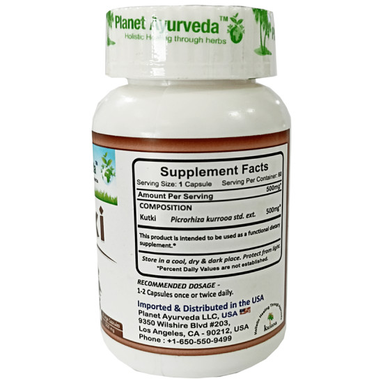 Planet Ayurveda Kutki Vege Capsule image