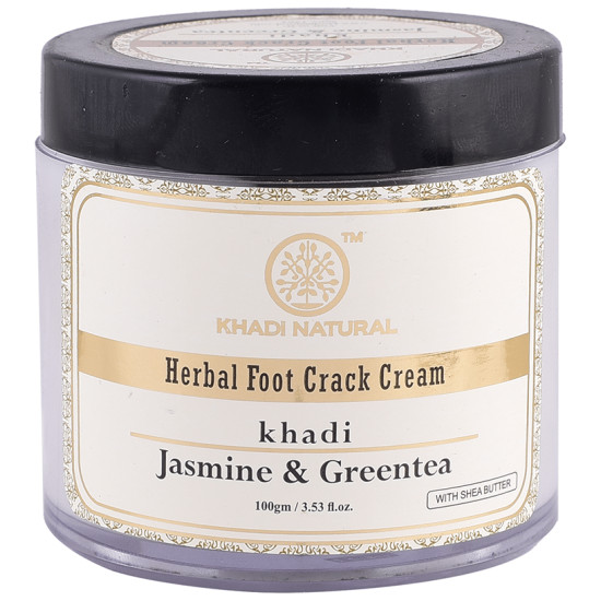 Khadi Naturals Ayurvedic Jasmine & Green Tea Foot Crack Cream image