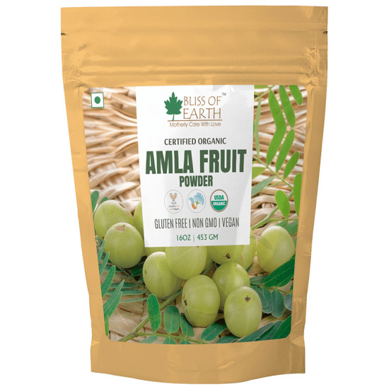 Bliss of Earth Certified Organic Amla Fruit Powder image