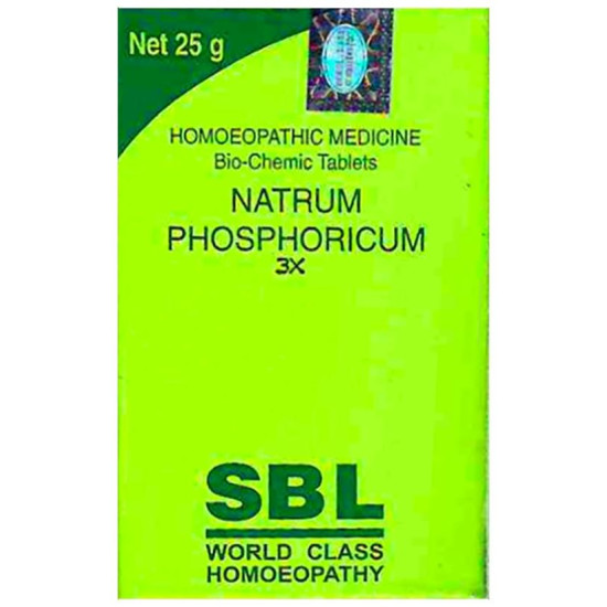 SBL Natrum Phosphoricum Biochemic Tablet 3X image