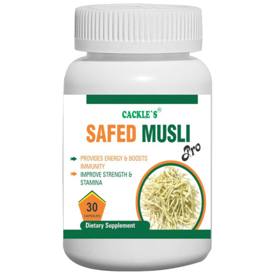 Cackle's Safed Musli Pro Capsule image