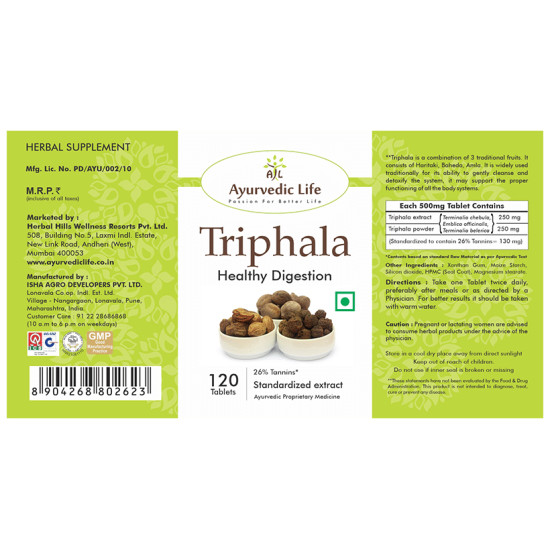 Ayurvedic Life Triphala Tablet image