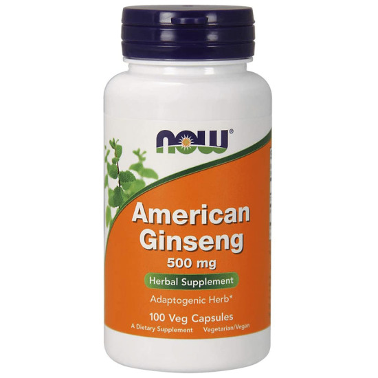 Now American Ginseng 500mg Veg Capsule image