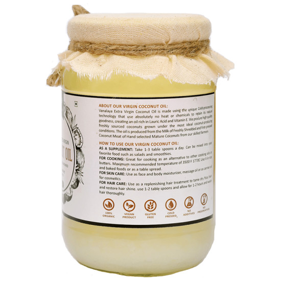 Vanalaya Organic Cold Pressed Virgin Coconut Oil image