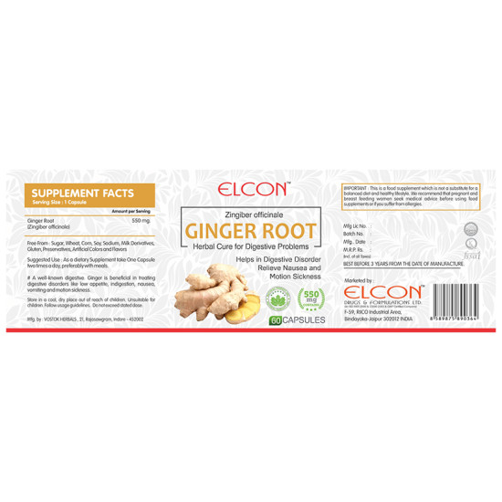 Elcon Ginger Root Capsule image