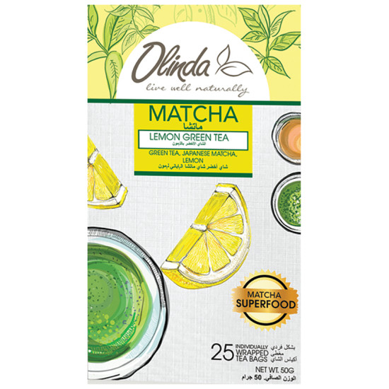 Olinda Matcha Green Tea (2gm Each) Lemon image