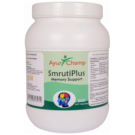 Ayur Champ Smrutiplus Memory support Capsule image