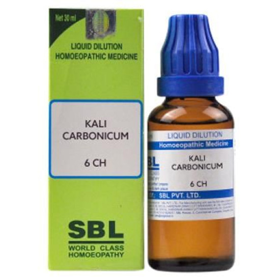 SBL Kali Carbonicum Dilution 6 CH image