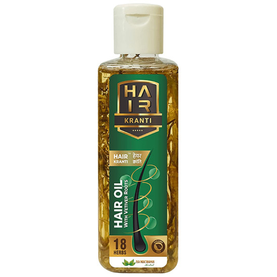 20 Microns Herbal Hair Kranti Hair Oil with Vetiver Roots image