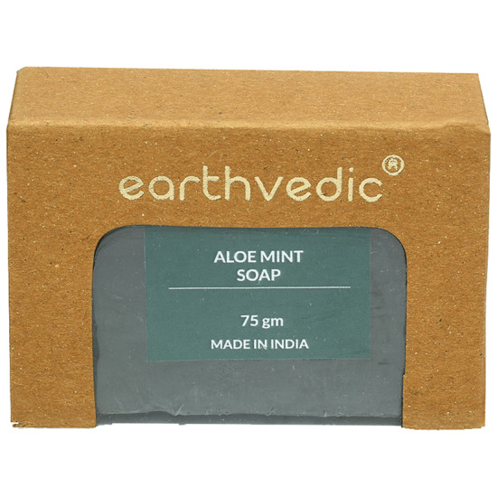 Earthvedic Aloe Mint Soap (75gm Each) image