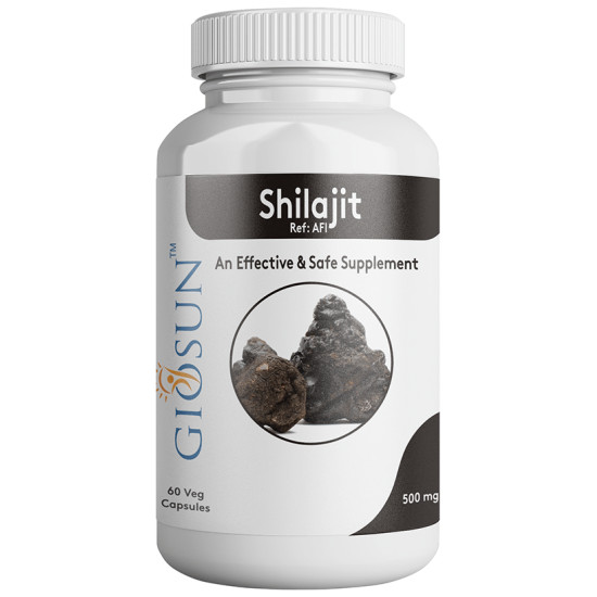 Giosun Shilajit 500mg Veg Capsule image