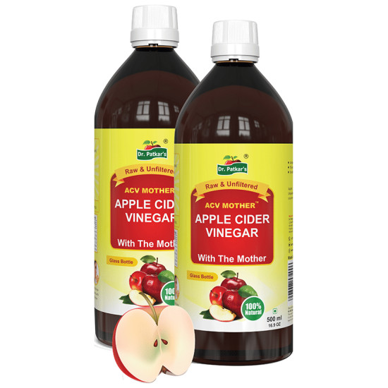 Dr. Patkar's Apple Cider Vinegar with the Mother (500ml Each) image