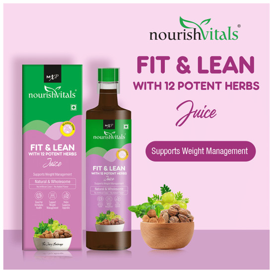 NourishVitals Fit & Lean With 12 Potent Herbs Juice image