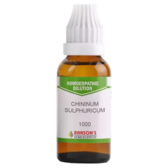 Bakson's Chininum Sulphuricum Dilution 1000 CH image