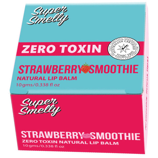 Super Smelly Strawberry Smoothie Zero Toxin Natural Lip Balm image