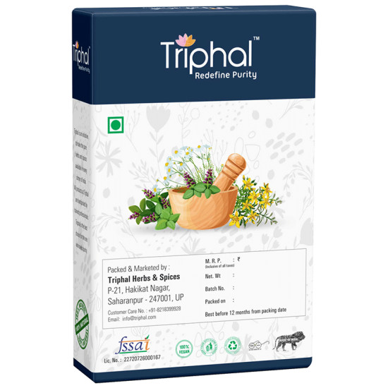 Triphal Dry Tulsi Leaves or Basil Leaves Powder image