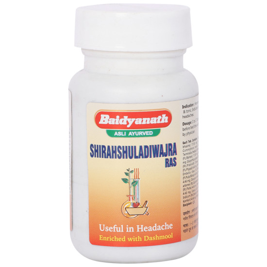 Baidyanath (Jhansi) Shirahshuladiwajra Ras Tablet image