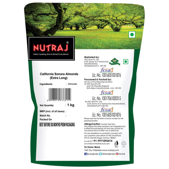 Nutraj California Sonora Almonds (Extra Longs) image