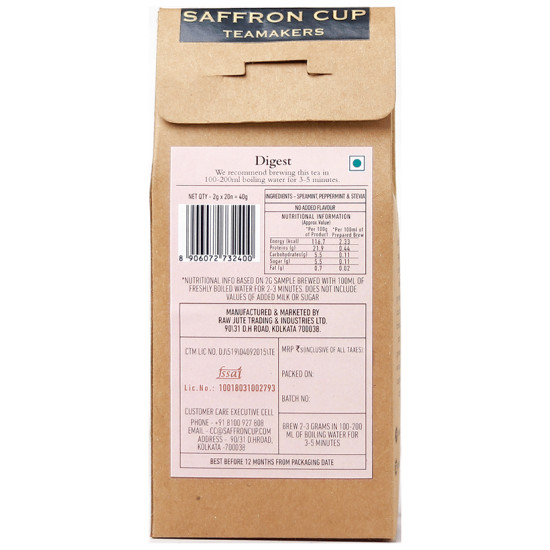 Saffron Cup Digestive Tea (2gm Each) image