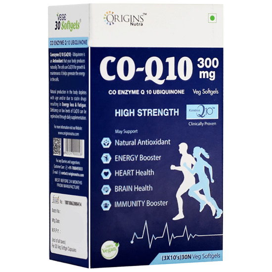 Origins Nutra Co-Q10 300mg Veg Softgel image