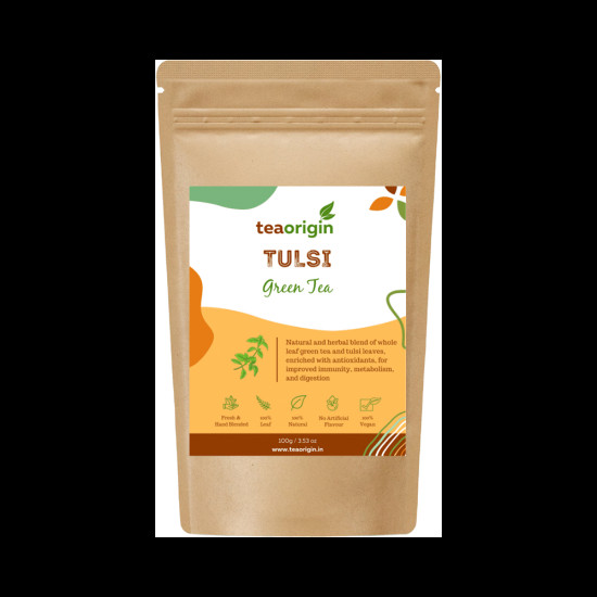 Tea Origin Tulsi Green Tea image