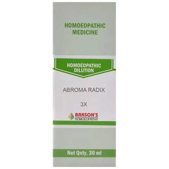 Bakson's Abroma Radix Dilution 3X image