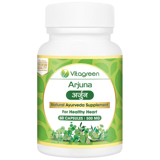 Vitagreen Arjuna 500mg Capsule image