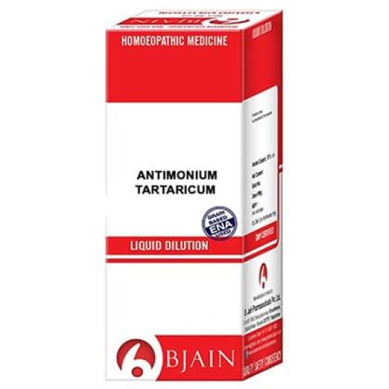 Bjain Antimonium Tartaricum Dilution 200 CH image