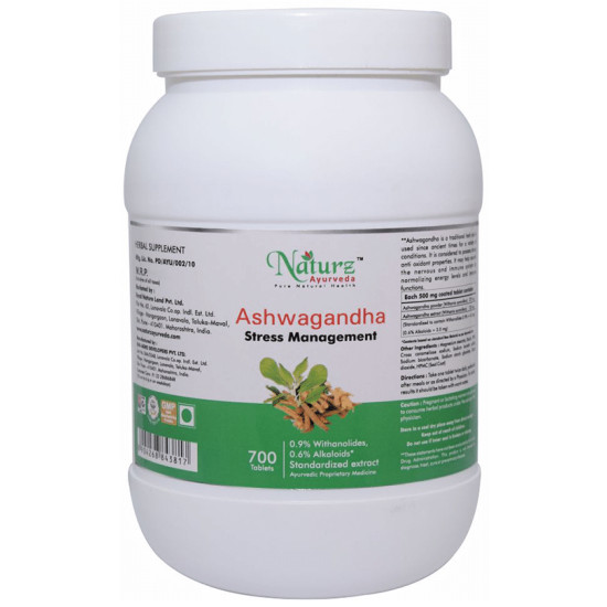 Naturz Ayurveda Ashwagandha Stress Management Tablet image