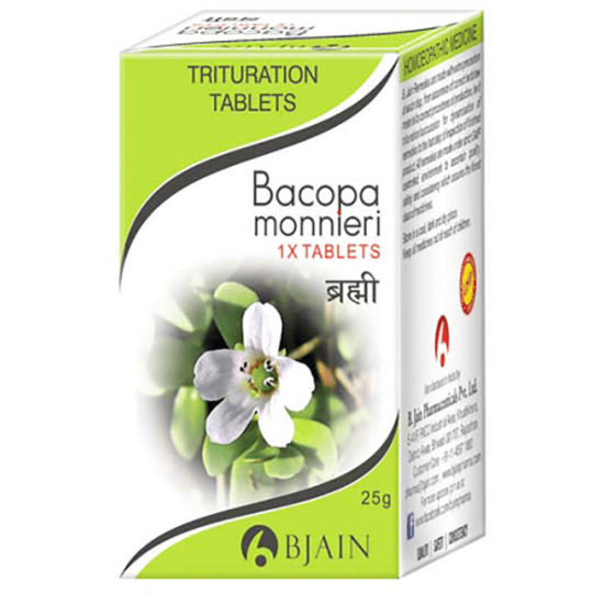 Bjain Bacopa Monnieri Trituration Tablet 1X image