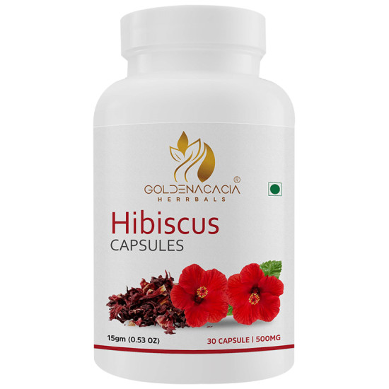 Goldenacacia Herrbals Hibiscus 500mg Capsule image