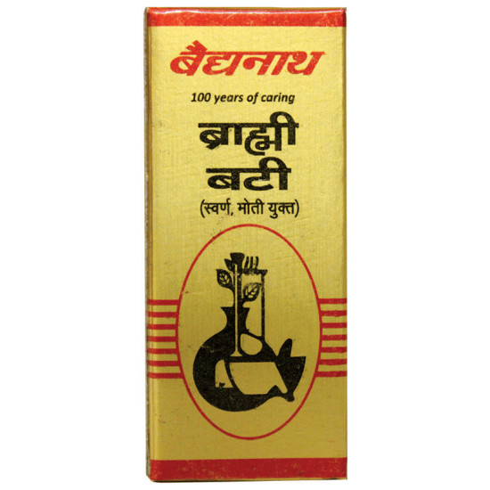 Baidyanath (Nagpur) Brahmi Bati with Gold & Pearl image