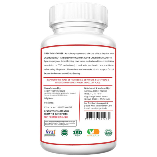 Organivo Testosterone Booster Tablet image