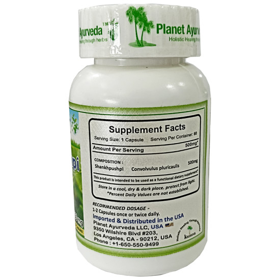 Planet Ayurveda Shankpushpi Vege Capsule image