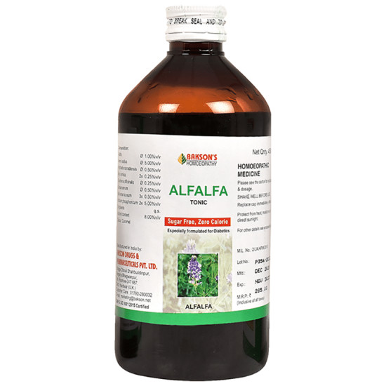 Bakson's Alfalfa Tonic Sugar Free image