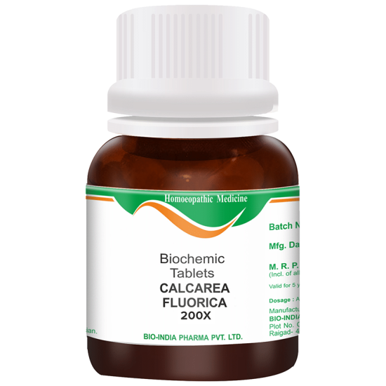 Bio India Calcarea Fluorica Biochemic Tablet 200X image