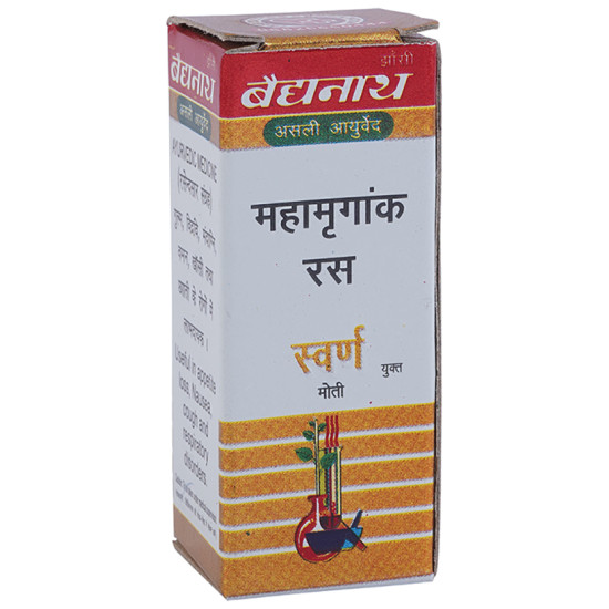 Baidyanath (Jhansi) Mahamrigank Ras with Gold Pearl Tablet image