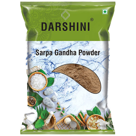 Darshini Sarpagandha Root / Chotachand / Snakeroot / Amalpori / Rauwolfia Serpentina Powder image