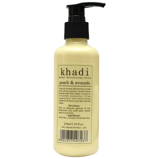 Khadi Herbal Moisturising Lotion Peach and Avacado image