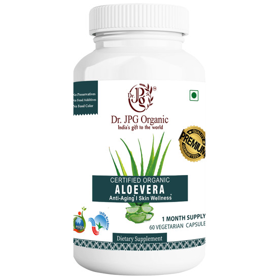 Dr. JPG Organic Alovera Vegetarian Capsule image