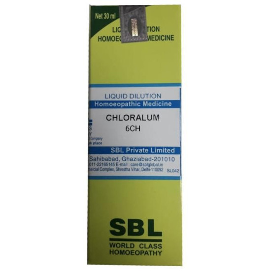 SBL Chloralum Dilution 6 CH image