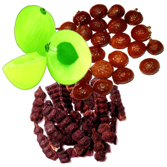 Le' ayur Combo of Amla,Aritha and Shikakai Powder 300g (100g Each) image